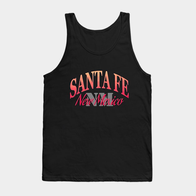 City Pride: Santa Fe, New Mexico Tank Top by Naves